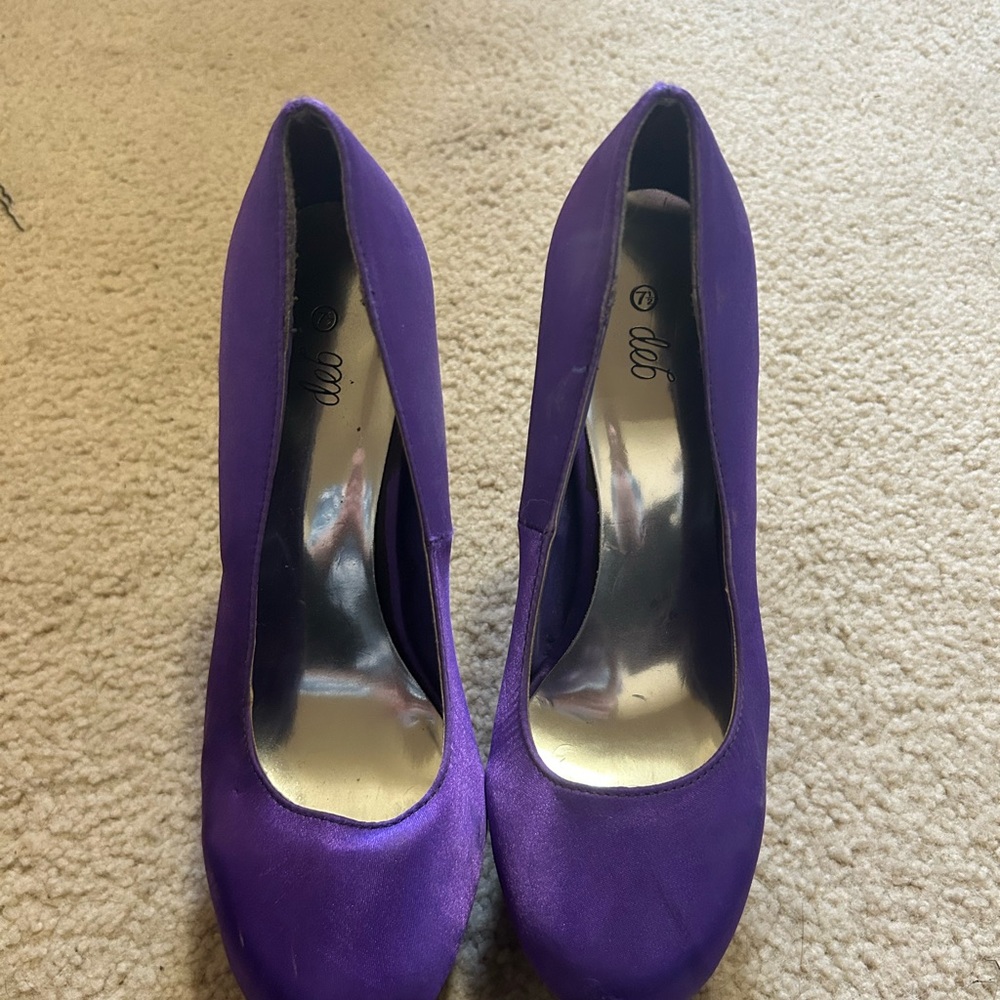 Elegant Purple Women's Heels